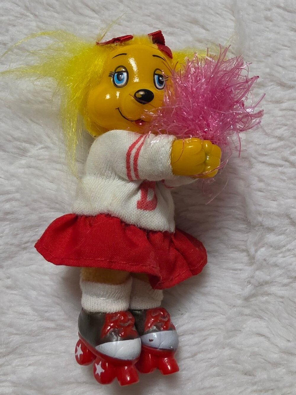 Vintage 1984 Get Along Gang Dotty Dog Plush Clip On Hugger AmToy Tag K-13 Korea